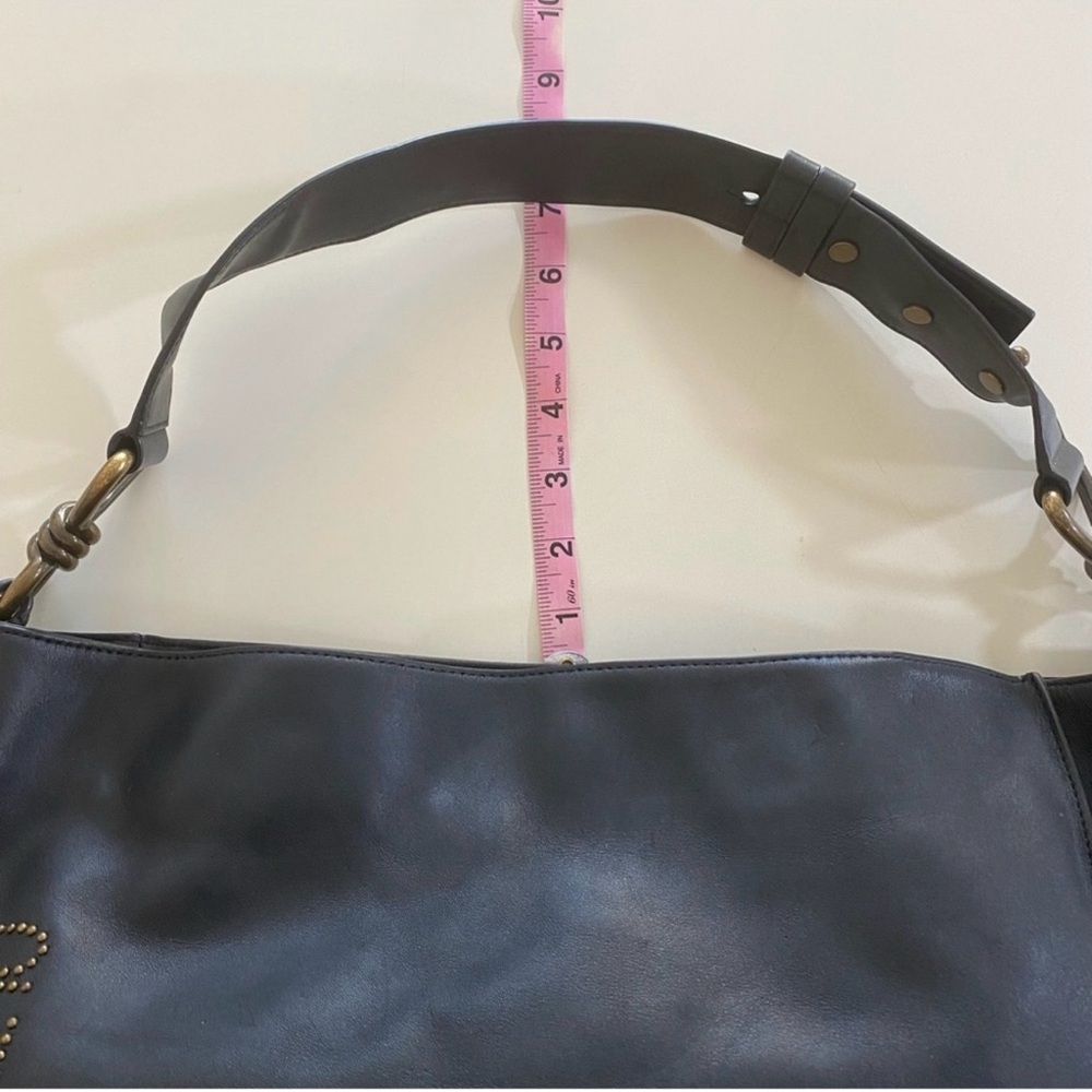 All Saints Nina Studded North-South Leather Tote Bag * Rare!* - Picture 8 of 16